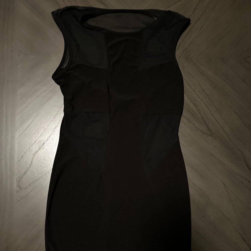 Black Cutout Mini Dress Size L
